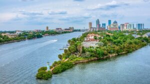 Tampa Bay waterfront skyline highlighting economic growth and development across the region in 2026